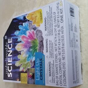 UNBELIEVABLE Science Light up Crystal